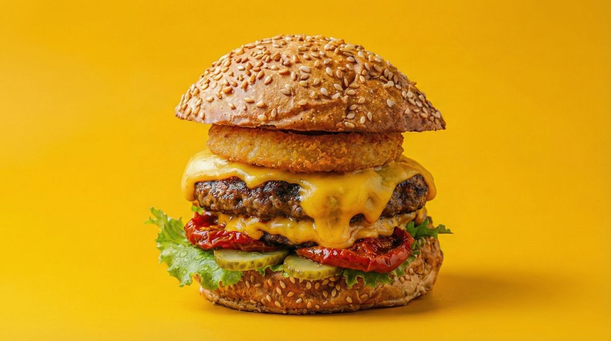 더블 비프 치즈버거 세트