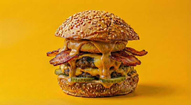 더블 비프 피넛버터베이컨 세트