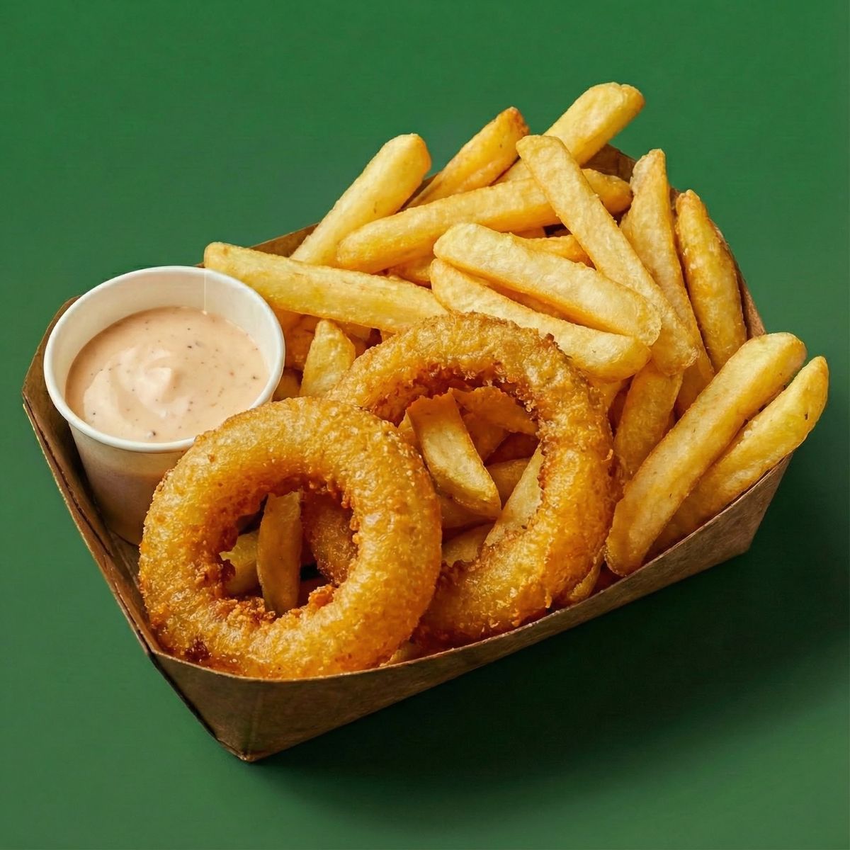 감자튀김 + 어니언링